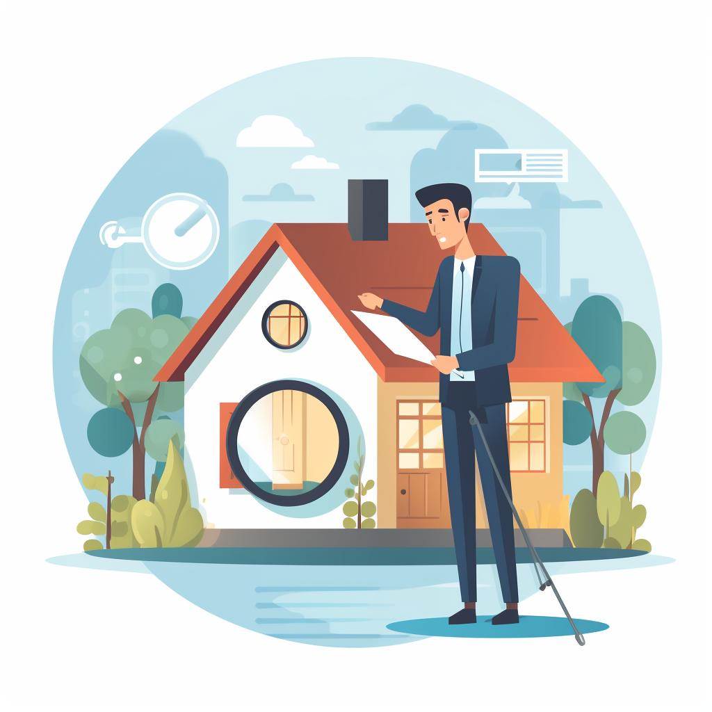 A professional conducting a home inspection
